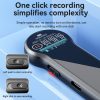Q98 1 inch Color Screen HD Noise Reduction Voice Recording Pen, Memory: 4GB (Black) - Image 6