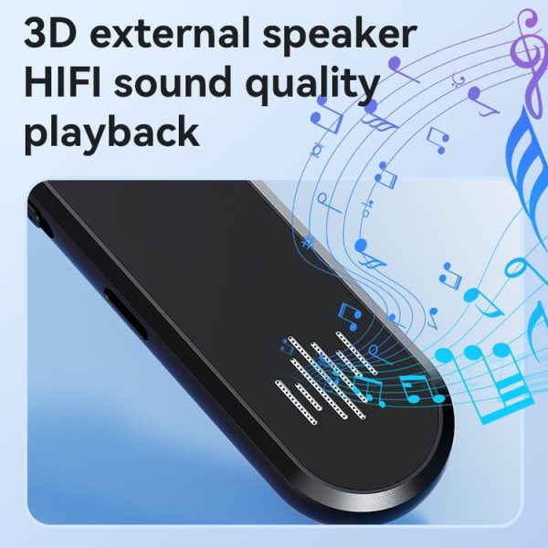 Q98 1 inch Color Screen HD Noise Reduction Voice Recording Pen, Memory: 4GB (Black) - Image 7