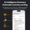 A3 Ultra-thin AI Smart Voice Recording Pen Support APP Control, Memory: 8GB (Black) - Image 5