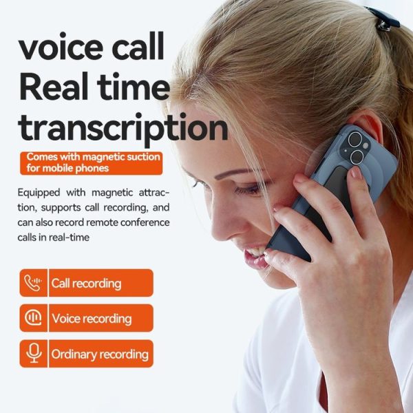 A3 Ultra-thin AI Smart Voice Recording Pen Support APP Control, Memory: 8GB (Black) - Image 7