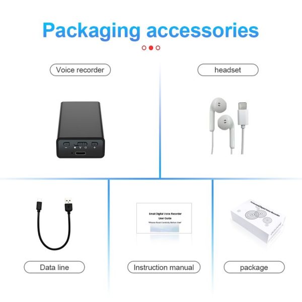 Q65 Long-lasting Magnetic Intelligent Voice Recording Pen, Memory: 4GB (Black) - Image 14