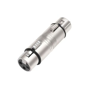 LZ1111 3Pin XLR Female to Female Adapter (Silver)