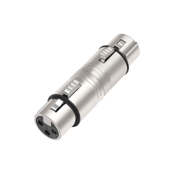 LZ1111 3Pin XLR Female to Female Adapter (Silver)