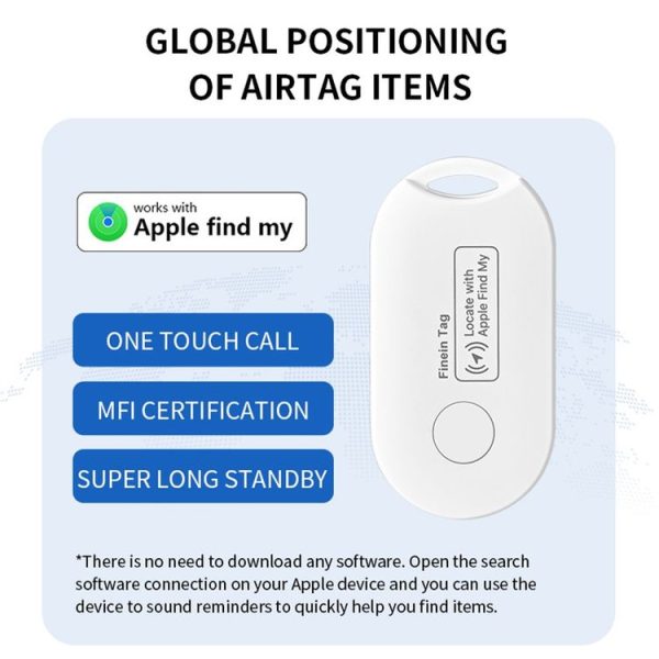 F1 Global Location Tracker Anti-lost Device (White) - Image 3