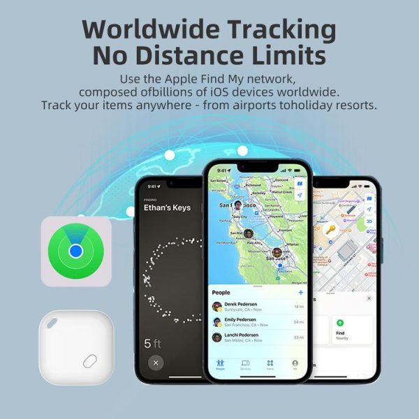 F2 Global Location Tracker Anti-lost Device (White) - Image 2