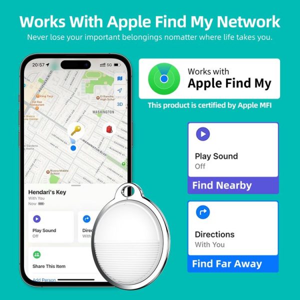 F3 Removable Global Location Tracker Anti-lost Device (White) - Image 4