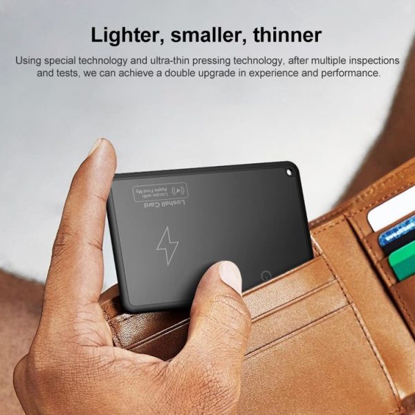 F5 Ultra-thin Card Type Location Tracker Anti-lost Device (Black) - Image 6
