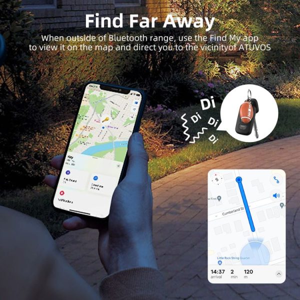 F6 Rugby Shape Global Location Tracker Anti-lost Device (Brown) - Image 4