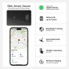 F9 Mirror Surface Ultra-thin Card Type Location Tracker Anti-lost Device (Black) - Image 2