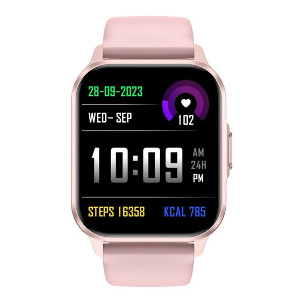 ZW36 1.83 inch BT Call Smart Watch, Blood oxygen / Blood Pressure / Heart Rate (Pink) - Image 3