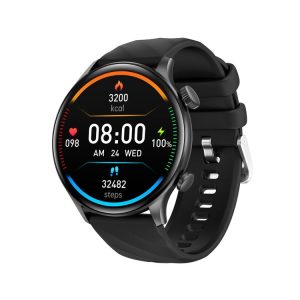 ZW63 1.39 inch Round Screen Smart Watch, Heart Rate / Blood Pressure / Blood Sugar / Blood Oxygen / Body Temperature / MET Test (Black)