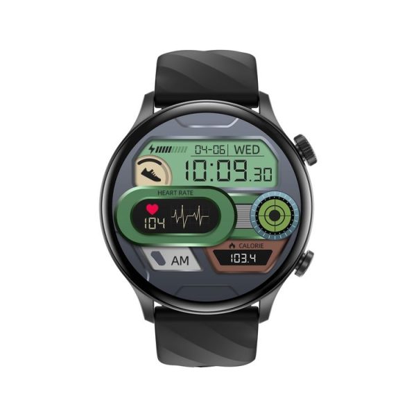 ZW63 1.39 inch Round Screen Smart Watch, Heart Rate / Blood Pressure / Blood Sugar / Blood Oxygen / Body Temperature / MET Test (Black) - Image 3