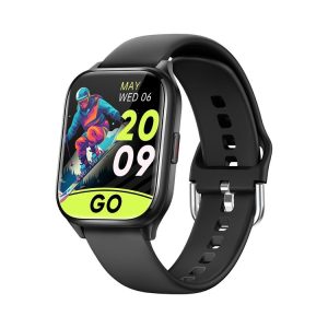 KT73S 1.85 inch Square Screen BT Call Smart Watch, Heart Rate / Blood Pressure / Blood Oxygen / Female Health / Sleep Monitoring (Black)
