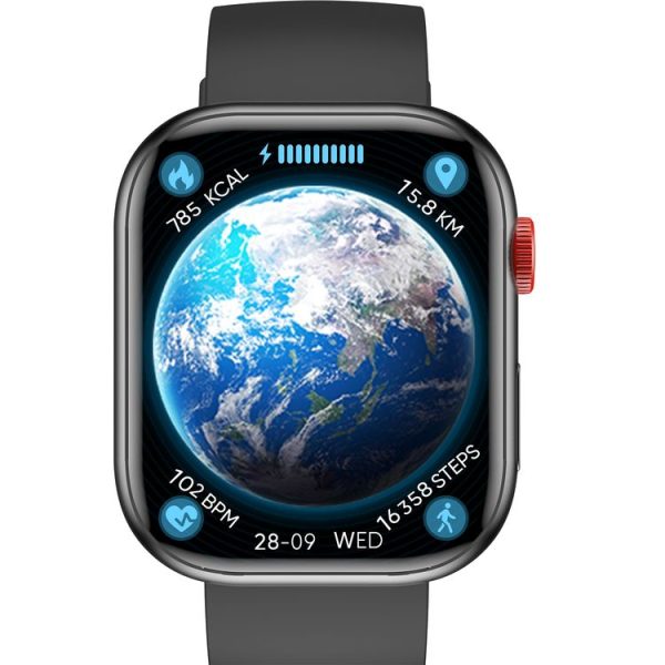 LC88 2 inch Square Screen BT Call Smart Watch, Heart Rate / Blood Pressure / Blood Oxygen / Sleep Monitoring (Black) - Image 2