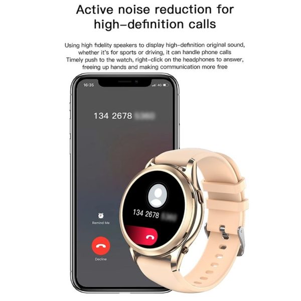X17 mini 1.27 inch IP67 Waterproof 2 in 1 Bluetooth Earphone Smart Watch (Black) - Image 13