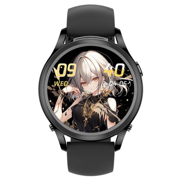 X17 mini 1.27 inch IP67 Waterproof 2 in 1 Bluetooth Earphone Smart Watch (Black) - Image 2