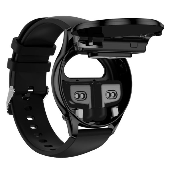 X17 mini 1.27 inch IP67 Waterproof 2 in 1 Bluetooth Earphone Smart Watch (Black) - Image 5