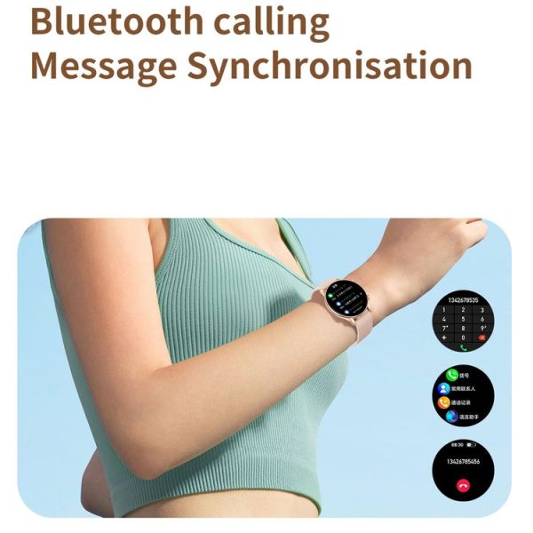 CY19 1.32 inch AMOLED Screen Silicone Strap Smart Watch, Blood Oxygen / Blood Pressure / Heart Rate (Pink) - Image 9