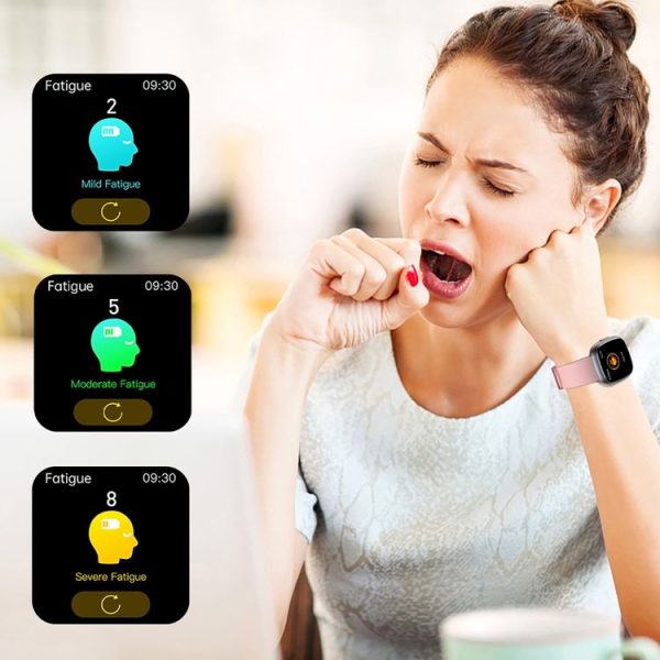 ET593 1.75 inch IPS Square Screen Smart Watch, ECG Electrocardiogram / Blood Sugar Monitoring (Black) - Image 11