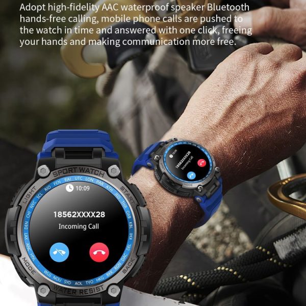 LC17 1.53 inch TFT Round Screen Sports Smart Watch, Heart Rate / Blood Oxygen / Blood Pressure (Black) - Image 7