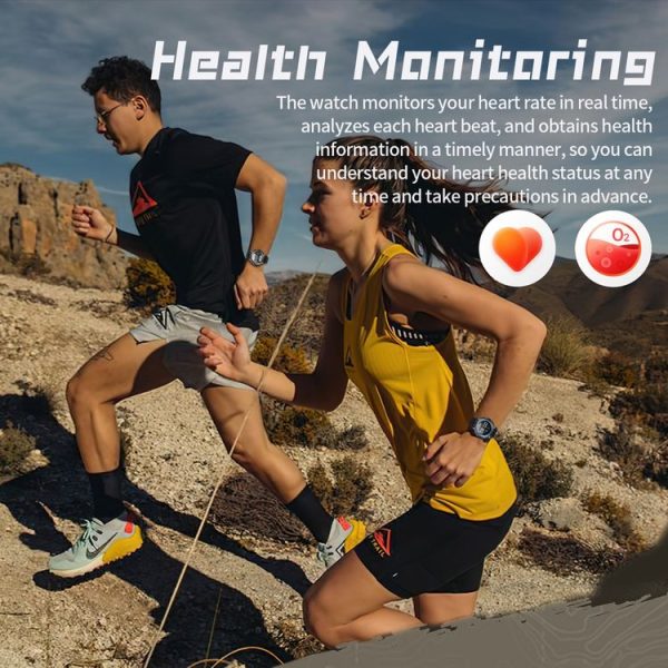 LC17 1.53 inch TFT Round Screen Sports Smart Watch, Heart Rate / Blood Oxygen / Blood Pressure (Black) - Image 9
