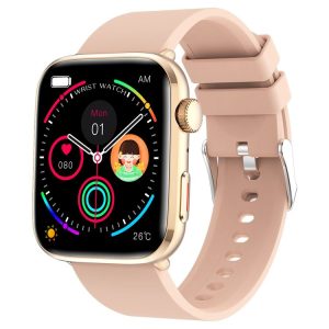 T92 1.81 inch IPS Square Screen Smart Watch, Heart Rate / Blood Oxygen / Blood Pressure (Pink)