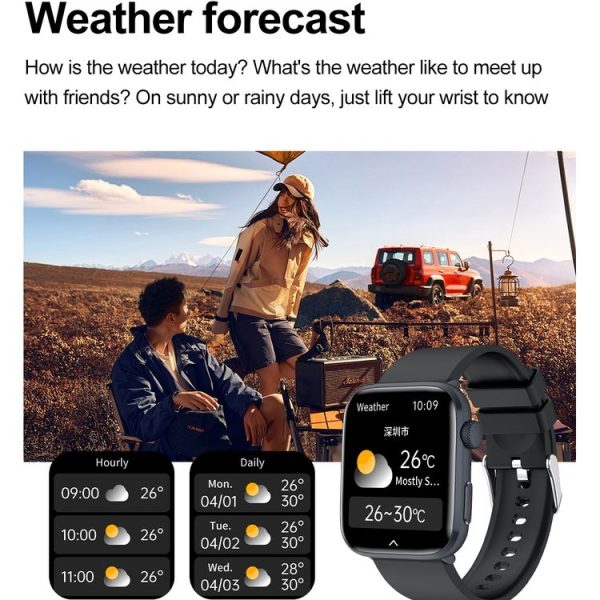 T92 1.81 inch IPS Square Screen Smart Watch, Heart Rate / Blood Oxygen / Blood Pressure (Pink) - Image 14