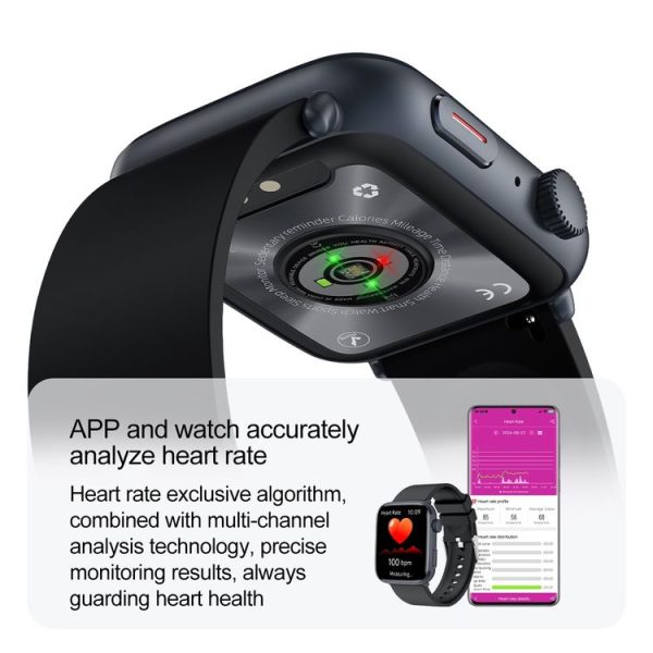 T92 1.81 inch IPS Square Screen Smart Watch, Heart Rate / Blood Oxygen / Blood Pressure (Pink) - Image 7