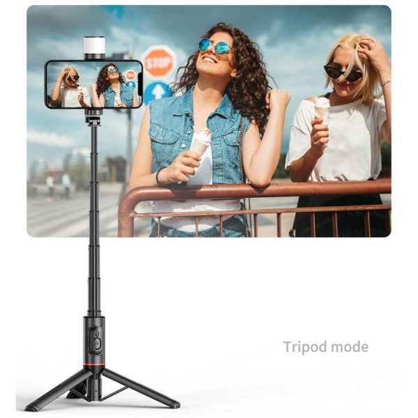 FUNSNAP Q12s 360 Degree Rotatable Fill Light Selsie Stick (Black) - Image 10