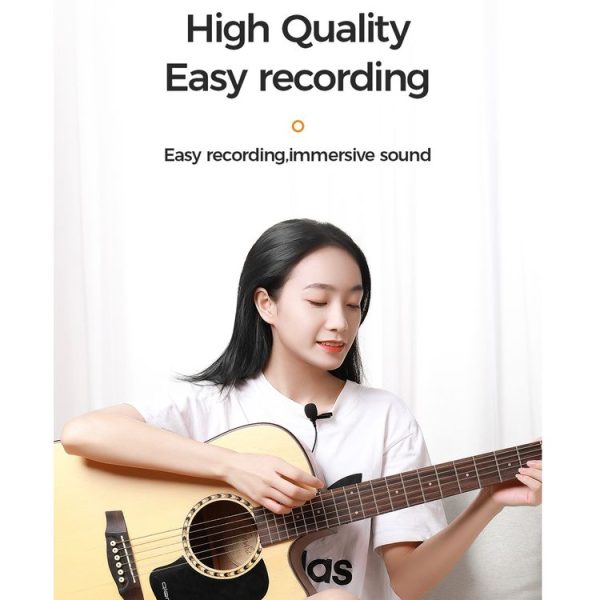 JOYROOM JR-LM1 Portable Mini Accurate Sound Pickup Lapel Lavalier Microphone, Length: 3m - Image 5