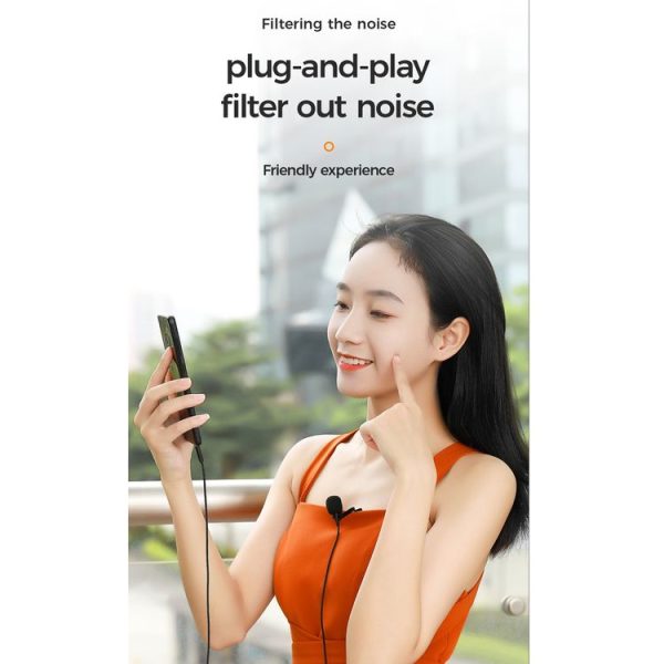 JOYROOM JR-LM1 Portable Mini Accurate Sound Pickup Lapel Lavalier Microphone, Length: 3m - Image 9