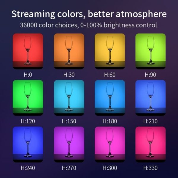 FUNSNAP Pocket Full Color RGB Video Shot Fill Light (White) - Image 4