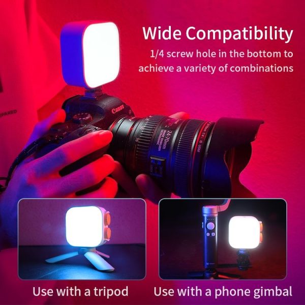 FUNSNAP Pocket Full Color RGB Video Shot Fill Light (White) - Image 6