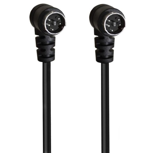 Mini DIN 5 Pin Core Audio / Video Cable, Length: 0.5m (Elbow to Elbow)