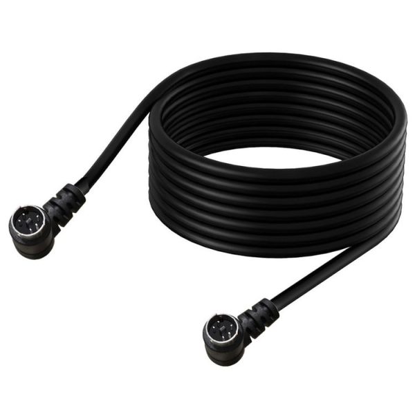 Mini DIN 5 Pin Core Audio / Video Cable, Length: 0.5m (Elbow to Elbow) - Image 2