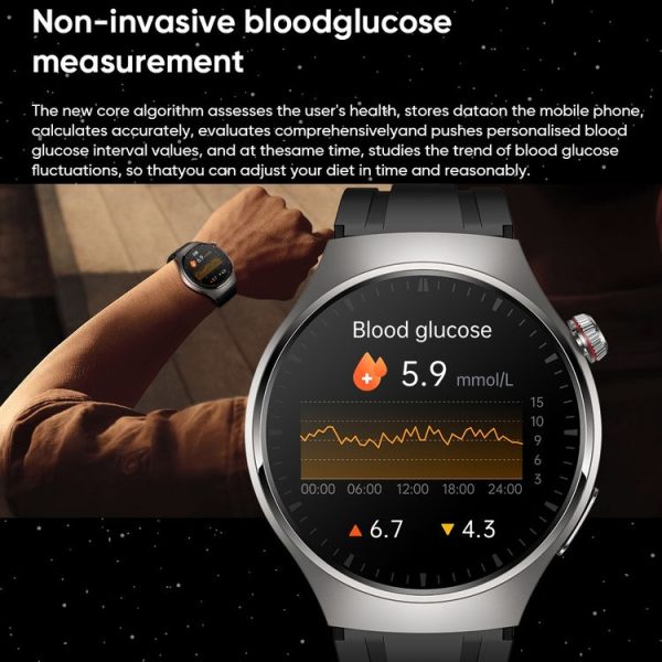 MT200 1.43 inch AMOLED IP67 Steel Band Smart Call Watch, Support ECG (Silver) - Image 8