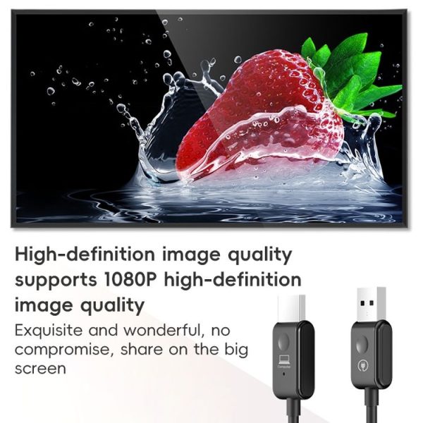 CS6 TX + RX 1080P Wireless HDMI Transmitter Receiver (Black) - Image 5