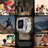 Apple Watch 44mm / 45mm RedPepper Armor Metal Case Integrated Silicone Watch Band (Sliver White) - Image 10