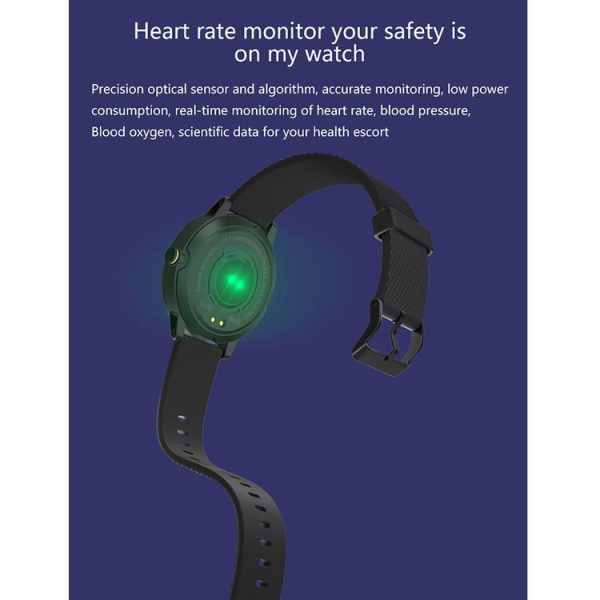 S18 1.3 inch TFT Screen IP67 Waterproof Smart Watch Bracelet, Support Sleep Monitor / Heart Rate Monitor / Blood Pressure Monitoring (Silver Grey) - Image 5