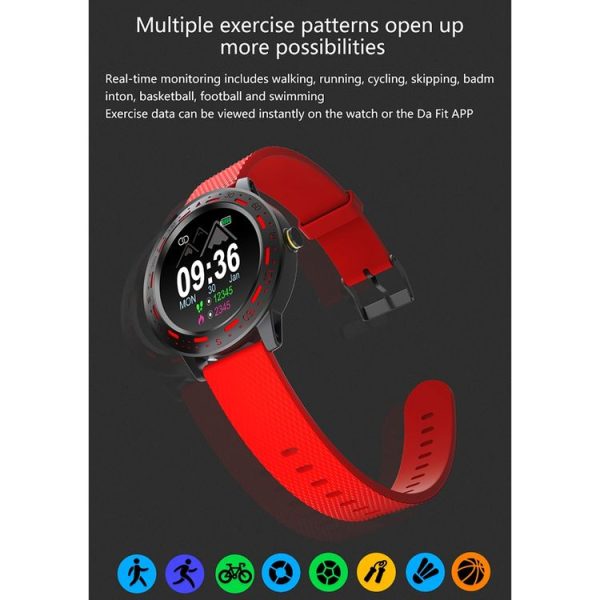 S18 1.3 inch TFT Screen IP67 Waterproof Smart Watch Bracelet, Support Sleep Monitor / Heart Rate Monitor / Blood Pressure Monitoring (Silver Grey) - Image 6