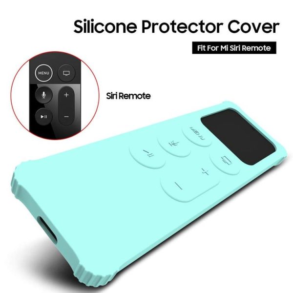 Apple TV 4K 5th / 4th Anti-slip Shockproof Silicone Remote Control Protective Case (Green) - Image 6