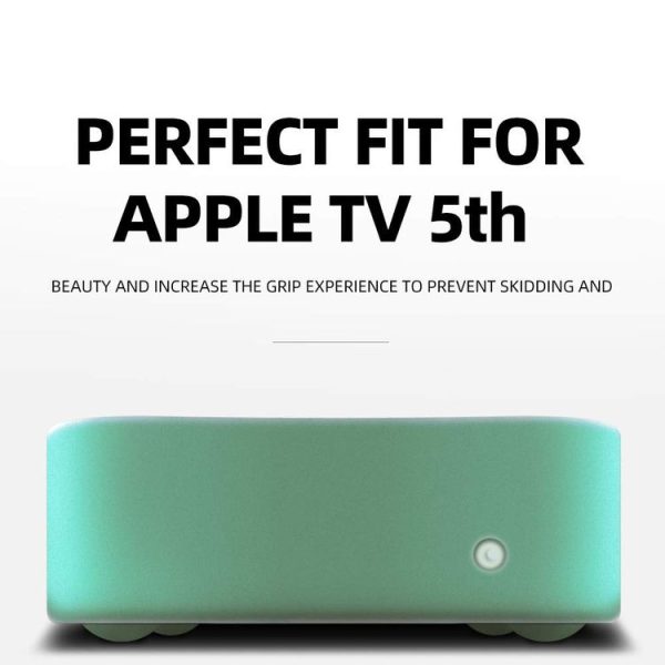 Apple TV 4K 5th / 4th Anti-slip Shockproof Silicone Remote Control Protective Case (Black) - Image 6
