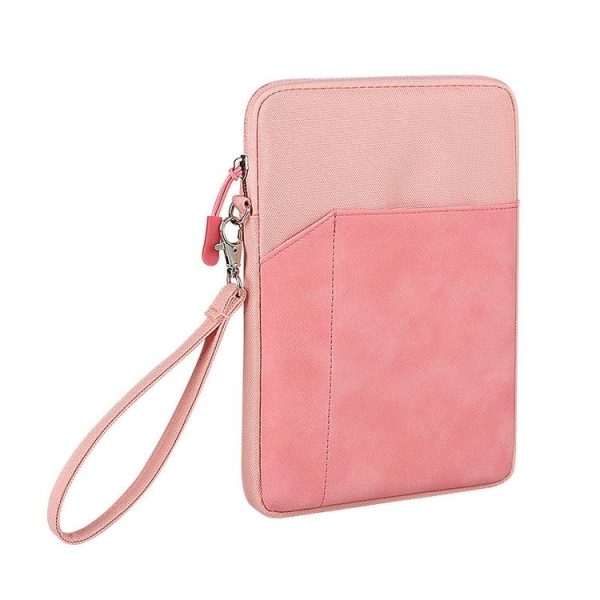 10.8 inch or Below Tablet ND00S Felt Sleeve Protective Case Inner Carrying Bag (Pink) - Image 2