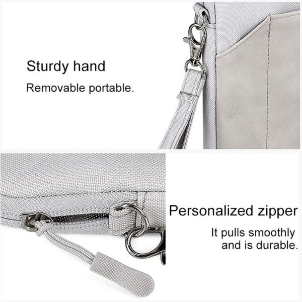 10.8 inch or Below Tablet ND00S Felt Sleeve Protective Case Inner Carrying Bag (Pink) - Image 4