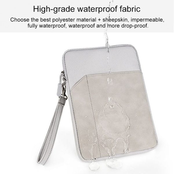 10.8 inch or Below Tablet ND00S Felt Sleeve Protective Case Inner Carrying Bag (Pink) - Image 7