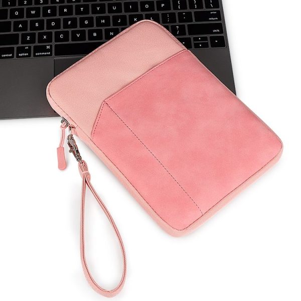 10.8 inch or Below Tablet ND00S Felt Sleeve Protective Case Inner Carrying Bag (Pink) - Image 9