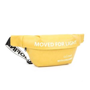 YIPINU TGF-1 Outdoor Fashion Sport Waterproof Mobile Phone Crossby Waist Bag (Yellow)