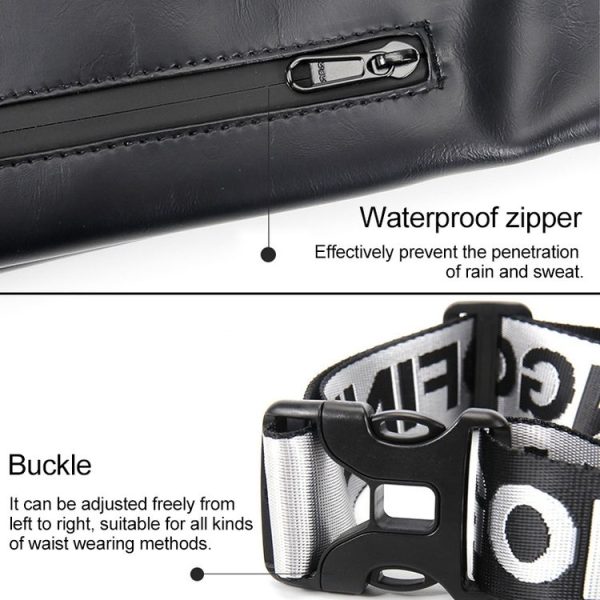YIPINU TGF-1 Outdoor Fashion Sport Waterproof Mobile Phone Crossby Waist Bag (Yellow) - Image 4