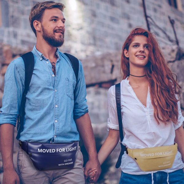 YIPINU TGF-1 Outdoor Fashion Sport Waterproof Mobile Phone Crossby Waist Bag (Yellow) - Image 7