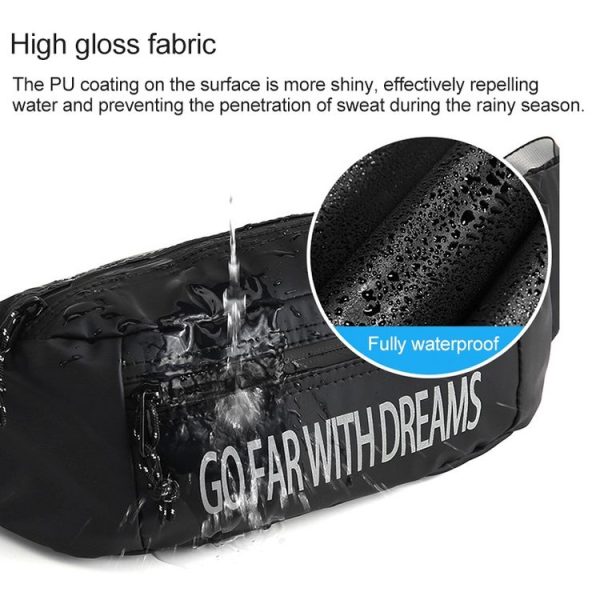 YIPINU YQM-D1 Multi-function Outdoor Fashion Mobile Phone Crossby Waist Bag Storage Chest Bag (Dark Blue) - Image 5
